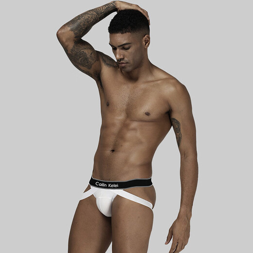 Shantou Lincun Men's Underwear Sexy Temptation Pants Cotton Physiological Penis Gay Sexy Underwear Men Get Sexy 0 Pairs Thong Men's Butt Lift Black M