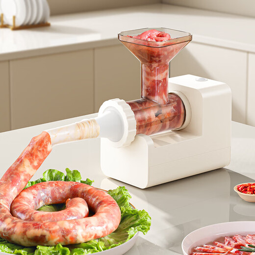 Electric sausage filling machine, household sausage machine, sausage artifact, fully automatic sausage making tool, automatic sausage filling machine, four enema tubes + meat pounding stick, 120W high power/no burning machine