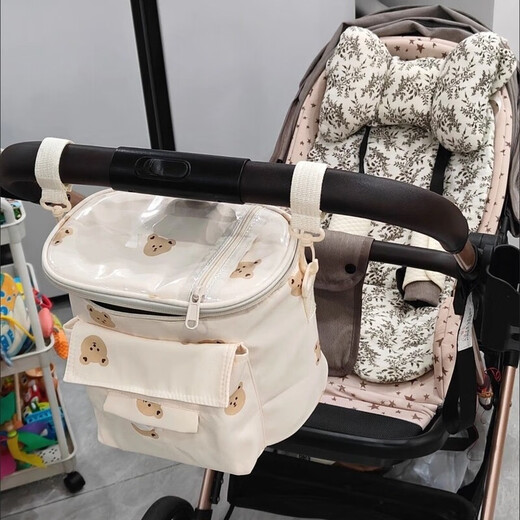 推车挂包婴儿推车挂包通用配件适用遛娃挂包置物袋伞车儿童车收纳 通用款【快乐小狗】手机收纳层+挂钩+背带