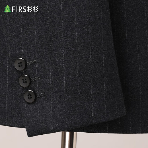 Shanshan Anti-wrinkle Stylish Suit Men's Slim Business Casual Striped Workwear Groom's Wear Wedding Dress
