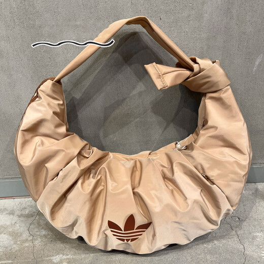 Adidas clover Frauentasche Neue Sommer Largegroße Wolke Einschuld Crossbody-Tasche große Kapazität Mode und lässige Handtasche Ka9272/Große warme Sandfarbe/33*48 cm Die Theke unterliegt den tatsächlichen Gegenständen