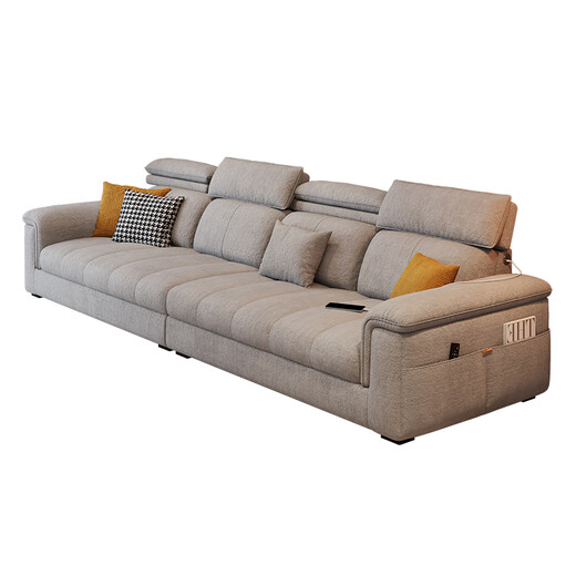 
Youkaji multifunctional sofa living room 2025 new Chenille fabric sofa small apartment simple furniture 115# 2.1 meters