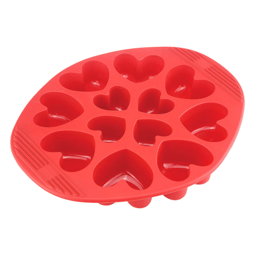 French baking tool mold baking pan steamed bread baby steamed cake food supplement oven heart-shaped double-sided big heart double-sided big heart