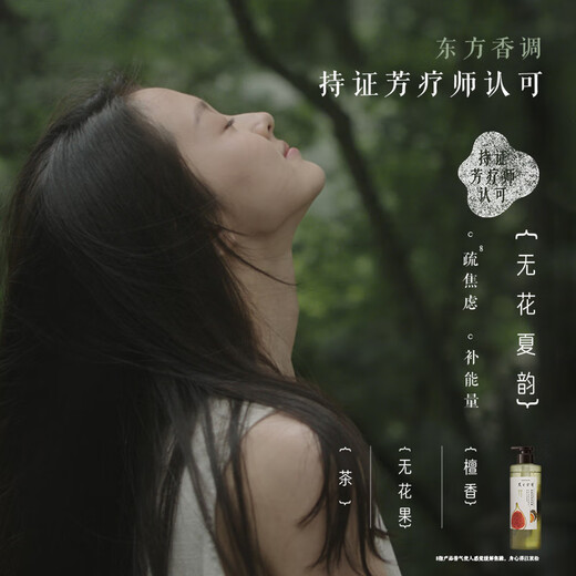 发之食谱无花果/苹果姜/冷萃茶柚洗发水蓬松控油洗发套装840ml