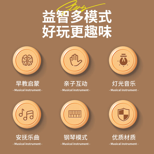 Dimanqi Baby Multifunctional Musical Piano Can Play Baby Early Education Puzzle Cartoon Electronic Piano Toy Birthday Gift for Men and Women