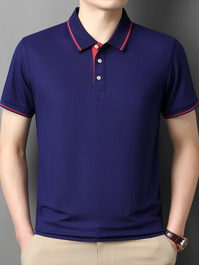 OLJ Luxury Brand Summer Summer New Polo camiseta para hombres Camiseta de manga corta Lapa de moda informal
