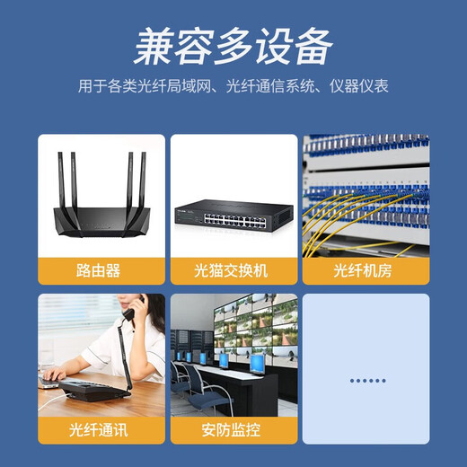 绿联光纤跳线 电信级万兆SC-SC/FC/ST/LC/单模单芯 低烟无卤入户光纤线机房工程专用收发器跳纤尾纤 【LC-ST 单模双芯】工程电信级 NW370 10米