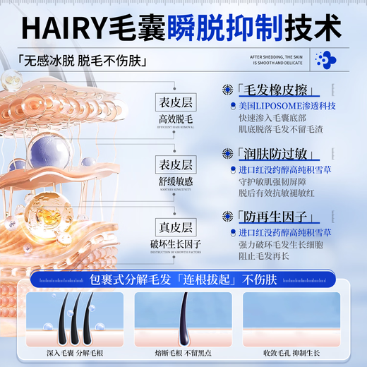 DOKTOREA hair removal cream non-permanent hair removal to remove underarm hair removal private parts hair removal body limbs for men and women