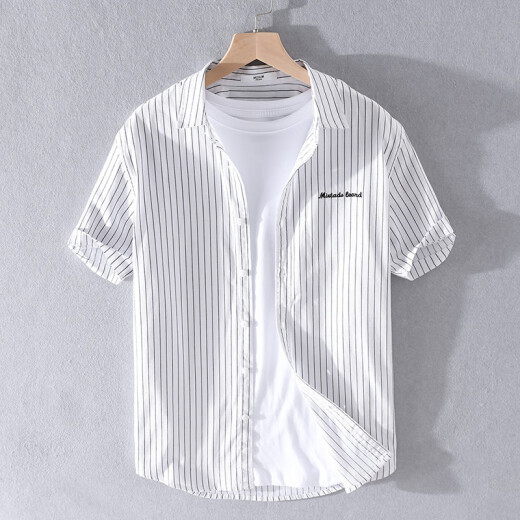 Camiseta de manga corta de manga corta de manga de mangas de hombres Romon Romon ROMON ROMON