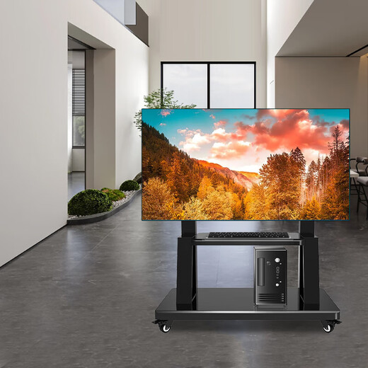 Jinying mobile TV bracket 55-100 inches TV bracket floor-standing TV cart video conferencing all-in-one monitor vertical TV hanger universal wheel
