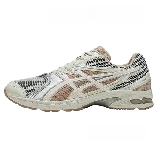 ASICS GL-LSTRAINR14 RETRO Trend Running Shoes Sports lässige Schuhe Männer und Frauenschuhe offizielle Flaggschiff authentisch weiß/silber 1203a607-100 39.5