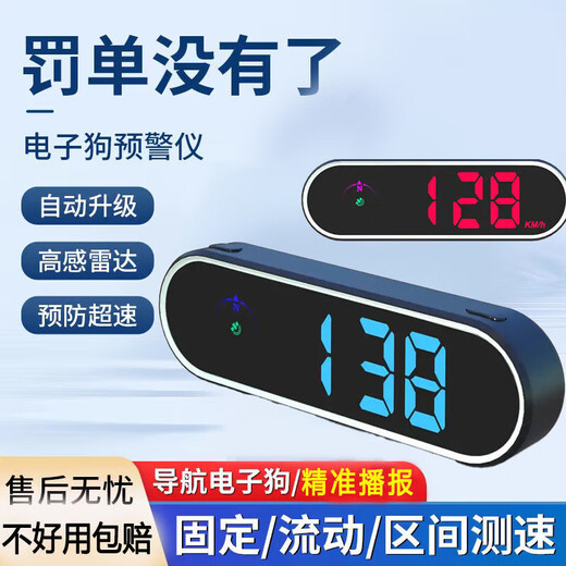 2025 New Car Electronic Dog Full-Frequency Pure Radar Mobile Speed Measuring Vehicle-mounted Warning Device No Upgrade for Trucks Driving Warning Device Stay Away from Tickets Alcohol Smoking Activities - Discount of 55 Yuan