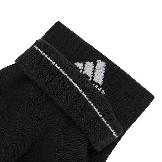 阿迪达斯（adidas）官方男袜女袜 2025秋季新款运动袜子跑步透气休闲中筒袜长袜子 IC1283/中麻灰/白/黑色 S建议[35码-38码]