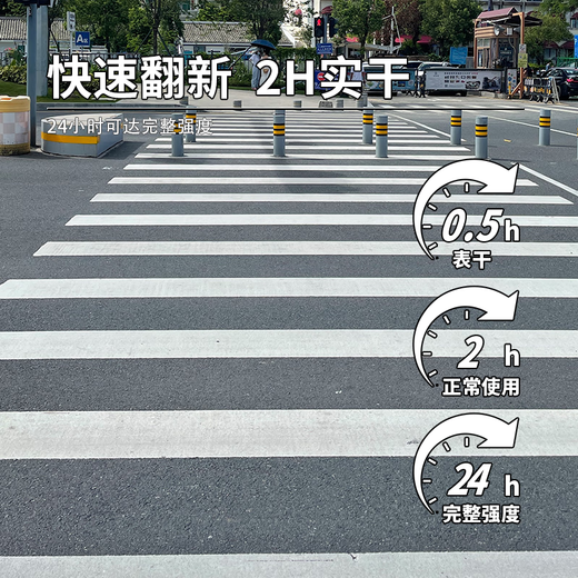 Duoshan road marking paint, parking space road markings, special marking paint, water-based quick-drying white 3kg
