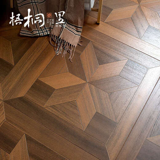 Oluxun Custom French Retro Art Parquet Flooring Laminat Flooring Home mittelalterlicher Stil Europäischer Walnussumweltschutz J9905 1