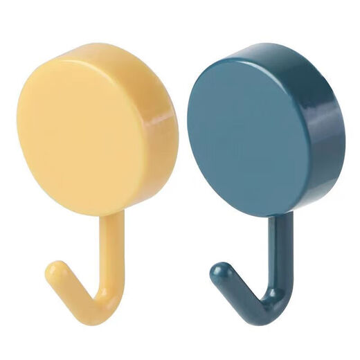 Macaron hooks, no need to punch holes, no traces, cute little hooks, sticky hooks on the back of the bathroom door, plastic cartoon small hooks, Macaron hooks, 10 pieces