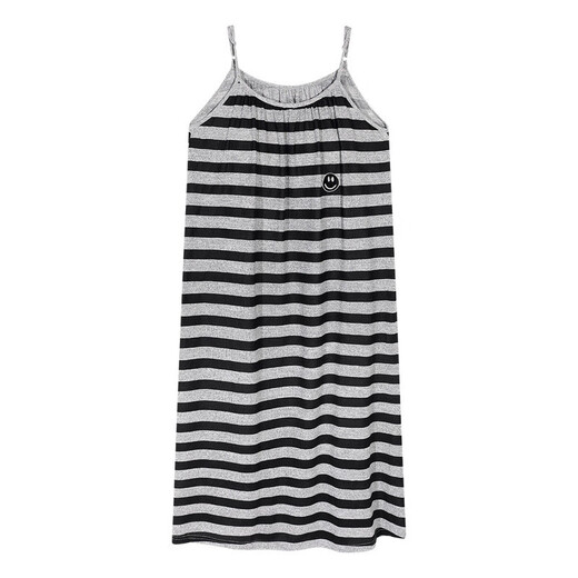 
MONTAGUT nightgown (MONTAGUT) nightgown for women in summer modal color cotton suspender dress thin pajamas summer with chest pads for outdoor wear J-11304 M