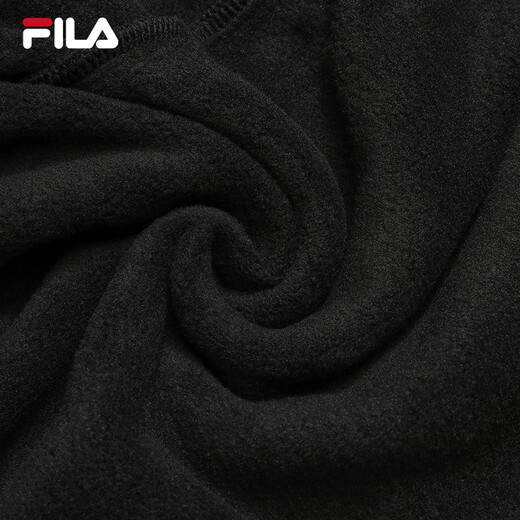 FILA official knitted trousers 2025 autumn casual sweatpants men's loose cuffed sweatpants plus velvet
