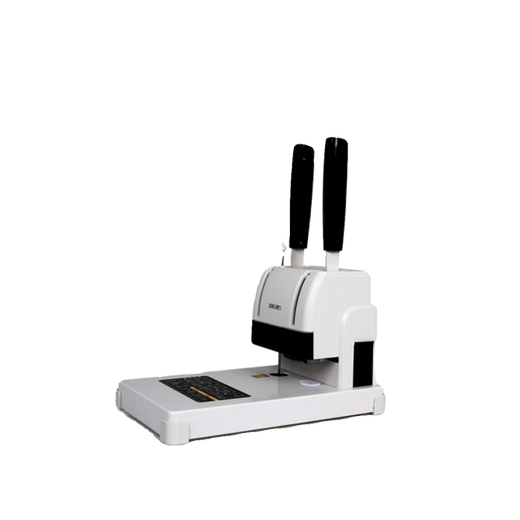 DELI get 3888N voucher binding machine financial punch accounting bid binding into book hot melt adhesive riveting tube 4 [extended handle - adjustable margin - large size