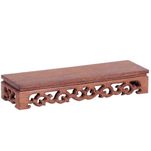 Poulet wenge bois rectangulaire base en bois massif artisanat artisanat étrange jade jade encens brûleur bascule rectangulaire herbe dragon 12595