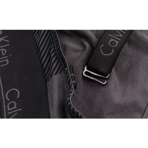 Calvin Klein American Women's Modal Cotton Triangle Cup Cup Crudeless BH Unterwäsche QF8240 Schwarz + Dunkelgrauer Stil 1-021 XS (Spot)