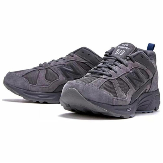 
NEW BALANCE casual shoes NB878 mesh fur lace-up wear-resistant low top men and women same dark gray D width 36