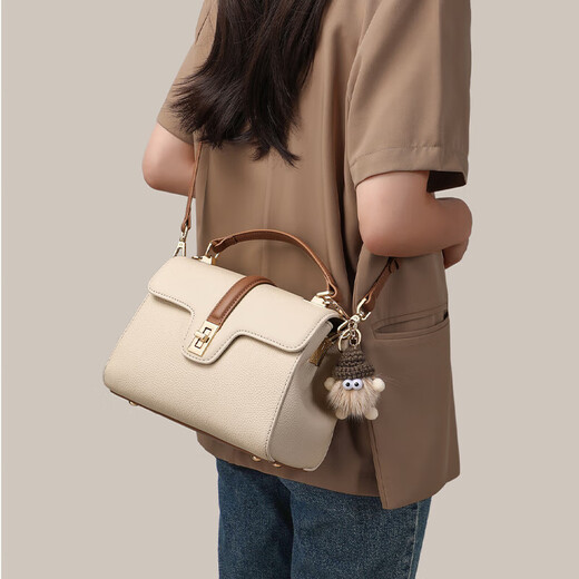 
Love cow leather bag women's bag crossbody handbag commuting bag light luxury brand birthday gift high-end feeling for girlfriend wife