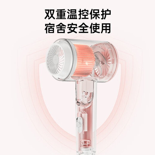 CONFU hair dryer for home use in student dormitories 800w low power quick-drying hair care small portable mini folding hair dryer KF-3152A powder