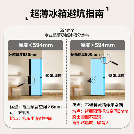 Haier Refrigerator Zero Embedded Four-Door 594mm Ultra-Thin Refrigerator Air-cooled Frost-Free Double Door First-Class Energy Efficiency Dual Frequency Trade-In Cross-Hand-Door Refrigerator Leader Gray Gray 520 594mm Ultra-Thin Zero Embedded Black Gold Purification