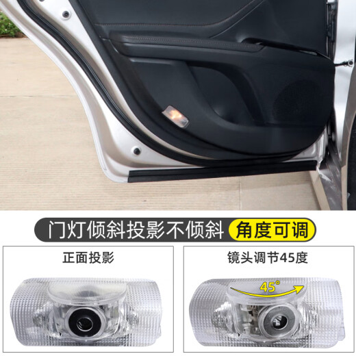 Manmang es adecuado para la 12ª generación 13a generación 14a generación Toyota Crown Welcome Light New Crown Land Liberación de la puerta decorativa Modificada Proyección Aura 9717 HD Crown Wal