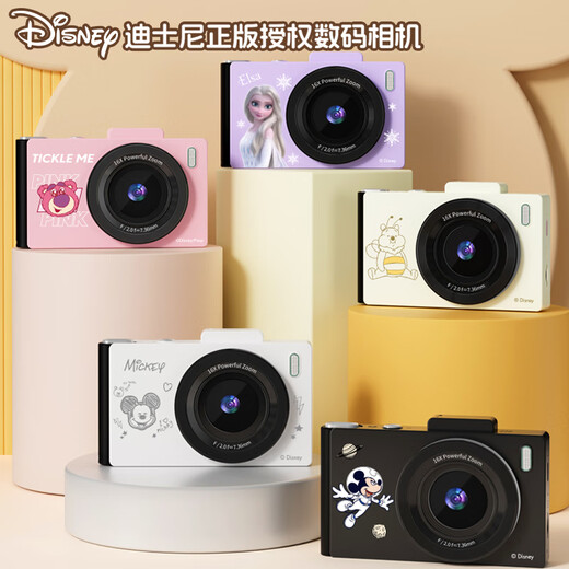 Disney Children Camera digital Cámara de mano portátil portátil Portable y trasero Do doble foto grabando regalo de cumpleaños de Mickey Boy and Girl