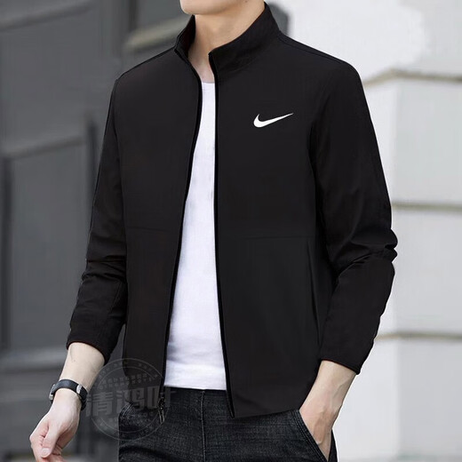 耐克（NIKE）男装2件套 2025夏季运动服户外时尚休闲梭织夹克外套 梭织长裤子 DM6620-011+DM6627-010 S