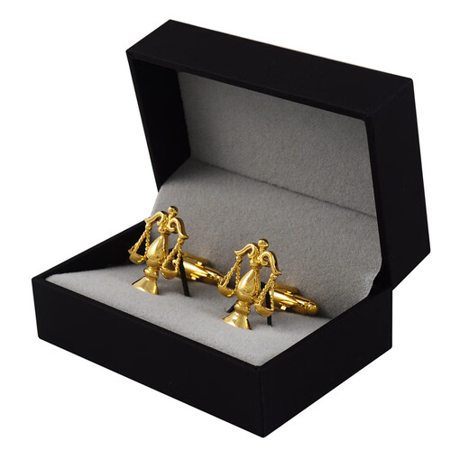 NOSSKISS French shirt cufflinks golden scale symbol fairness symbol cufflinks personalized style birthday gift gift gift golden scale