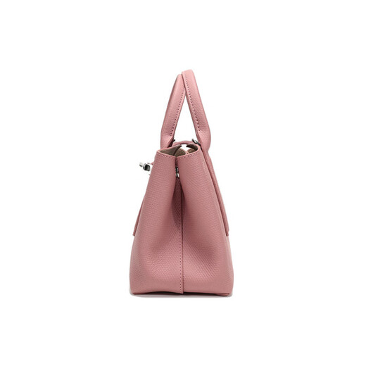 Longchamp (longchamp) fashionable casual simple solid color cowhide leather one-shoulder handbag small women's antique pink small