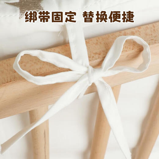 
Sanqihu baby crib head hang bag baby bed side storage bag diaper diaper diaper storage bag children multifunctional storage bag Keruitu pure cotton embroidery