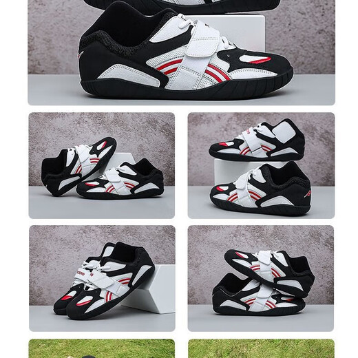 Xiceron professional tug-of-war shoes, non-slip, wear-resistant, team competition shoes, suitable for indoor and outdoor use, black and white 45