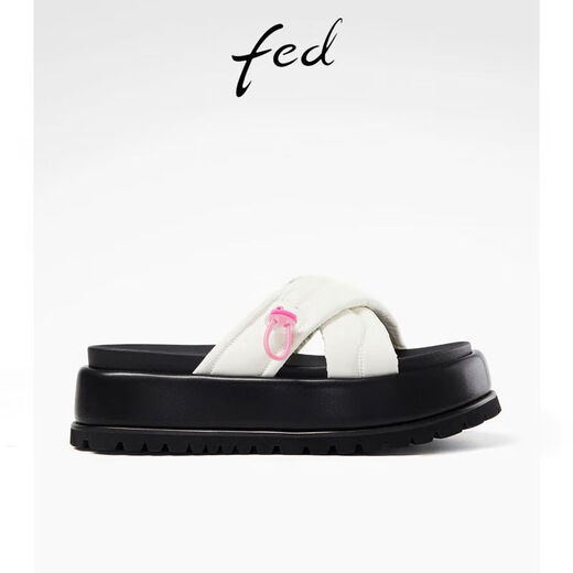 FED one-slip thick-soled sandals for summer new women's shoes simple non-slip sponge cake-soled sandals R0512-YA693