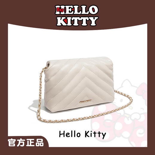 HELLOKITTY KATIE CAT Small Square sac mode et Sac de filles polyvalentes Lumière Luxury Sac Femme Femme Crossbody Enveloppe Sac Summer Zurich Street Corner
