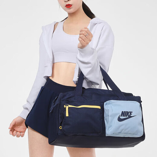 耐克（NIKE）官方舰店健身包新款大容量运动包拎包桶包潮流手提包斜挎包单肩包 BA6169-410-商场同款 MISC