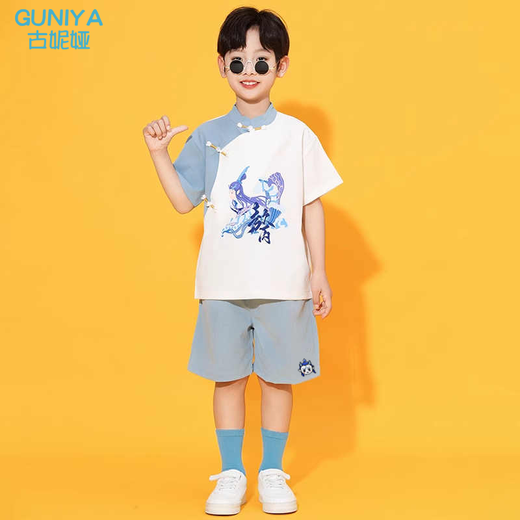 Guniya Ao Bing Clothes Hanfu Children's Costumes Boys and Girls National Style Set 120