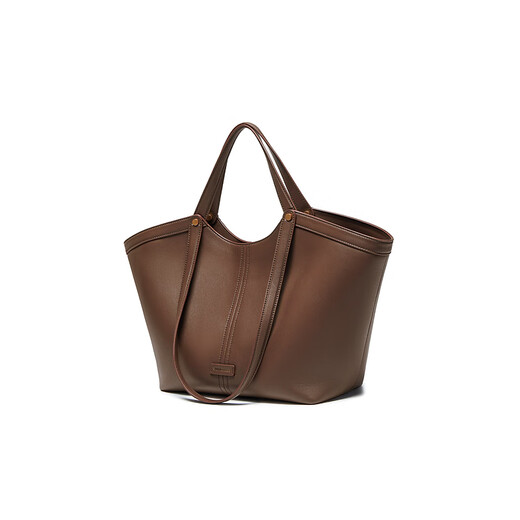 
Belle Chinese Valentine's Gift Bag for Women 25 Autumn Shopping Mall same style high-quality commuting large capacity hand-to-wear tote bag 8573DCX5 brown F