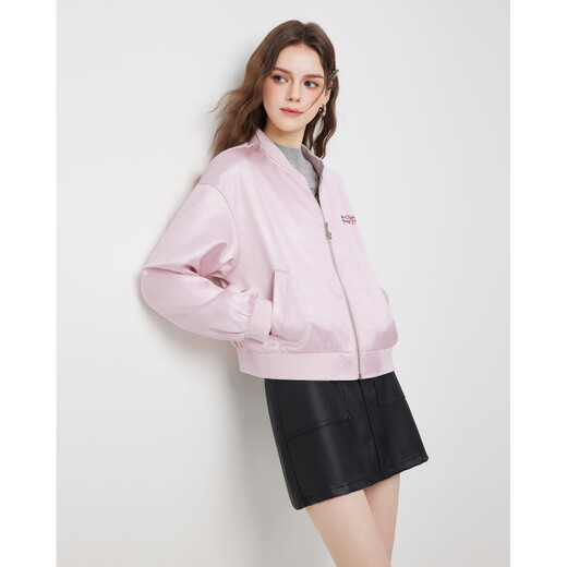 
IEF/Aiyifu Spring 2025 New American sweet and cool personality casual sports style versatile baseball uniform jacket