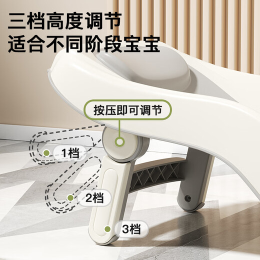 iuu婴儿洗澡神器躺托 宝宝折叠感温浴床新生儿防滑沐浴架 【三档高度调节】北欧灰+大礼包 材质：食品级PP材质，亲肤无异味