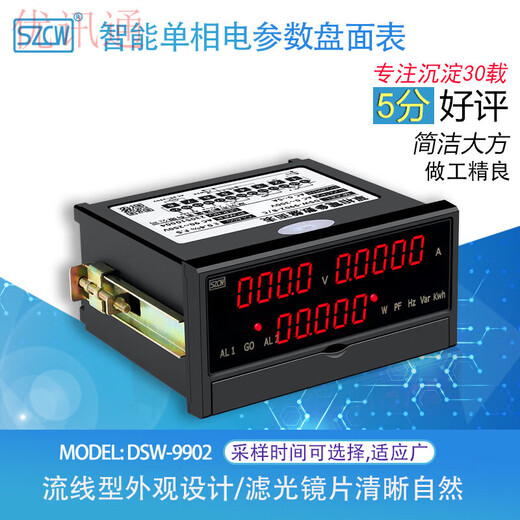 
Chuanghong Instrument (CW) DSW-9902 Single-phase electrical parameter disk meter Digital DC relay analog output DSW-9902-A without output