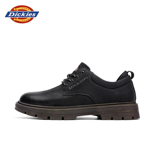 Dickies men's casual shoes workwear business leather shoes men's casual retro British workwear shoes black 40