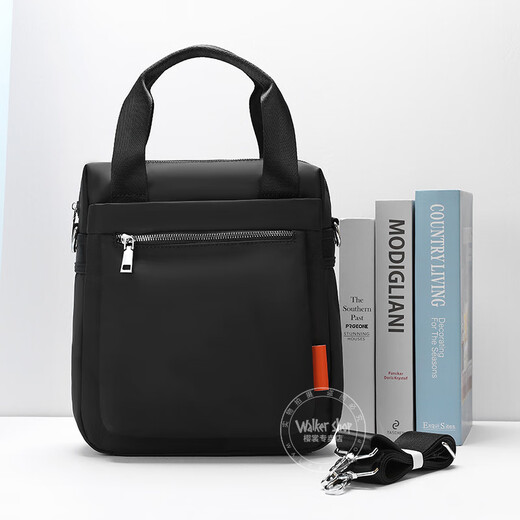 Walker Shop men's briefcase [Oxford cloth] one-shoulder laptop bag vertical business travel handbag fashion men's bag blue 29*10*26 11 inches
