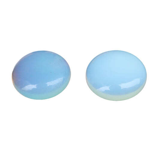 Fat Donglai's same opal ring surface 6-25mm round patch DIY handmade ring pendant hairpin inlaid decoration 8mm opal/piece