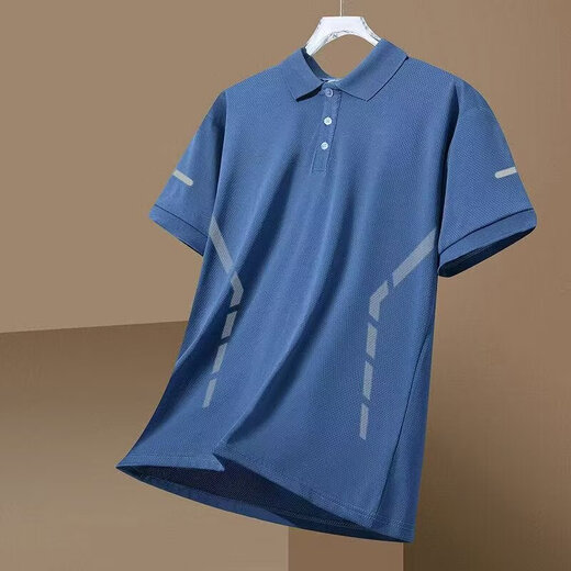 2025 Sommer neuer Männer mit kurzärärmernem Polo-Hemd Revers halbärmelig geschäftsgeschäftsgeschäftsgeschäfts vielseitig, locker großer Top DM Huichao Bay T677 Black XL