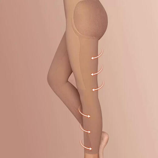 Las nalgas regordetas de Leonisa y los pantalones de elevación del vientre para las mujeres, moldeando pantalones de levantamiento de la cadera de la cintura, piernas posparto de malla alta, pantalones corporales de cuatro estaciones, 12807 pantalones de cinco puntos de cintura alta (color de la piel) M