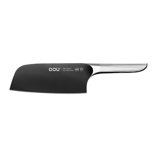 OOU ! Couteau en titane aérospatial, couteau de cuisine, couteau de cuisine domestique, matériau en titane, couteau en titane pur, couteau de cuisine de chef antibactérien et antirouille, Haoyue Silver Titanium Pro, double résistance argent-titane originale